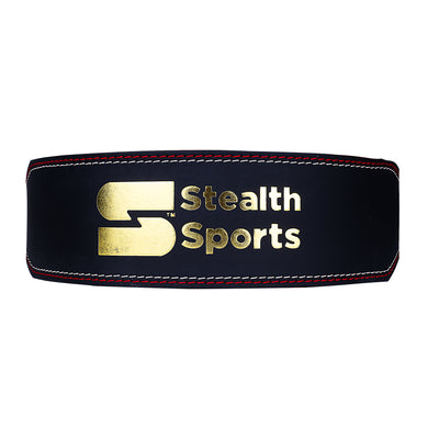 Leather Gym Belt 4 inch | Stealth Sports