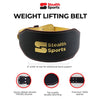 Leather Weight Lifting Belt -6 INCH